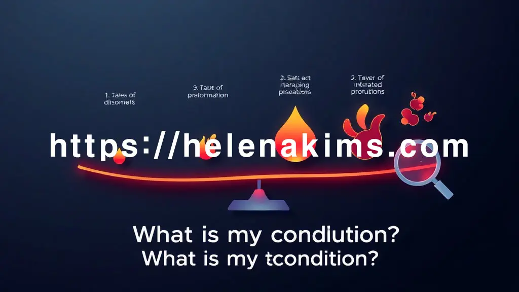 인체 하부 불편감의 진행도를 상징하는 4단계 곡선 스케일 인포그래픽. 초기 단계에는 미세한 붉은 점과 잔잔한 파동이 나타나고, 진행될수록 점점 커지는 불꽃 아이콘의 그래픽 이미지.