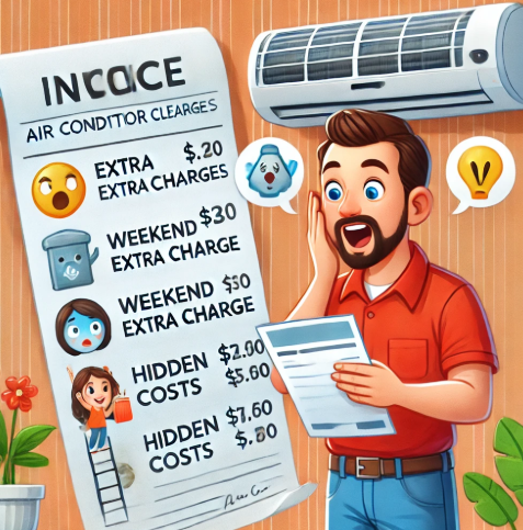 가정용 업소용 에어컨 청소비용 비교