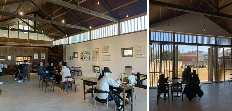 가운데 넉넉한 공간과 개방감있는 내부모습