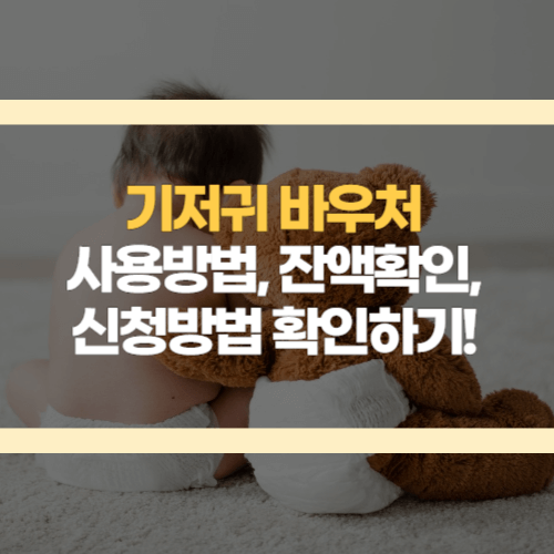 기저귀 바우처