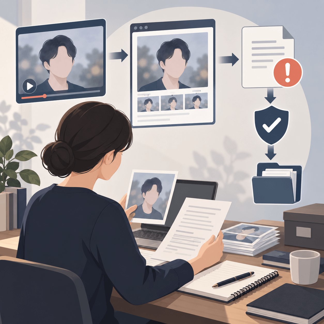 고인의 사진을 AI 학습 자료로 제공하기 전에 확인할 권리