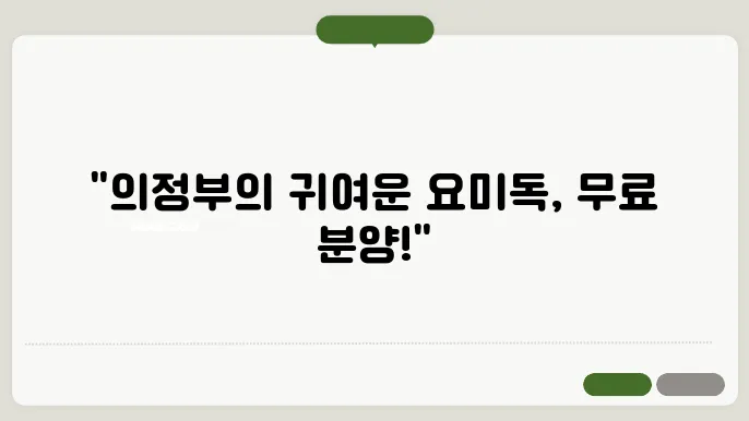 의정부강아지무료분양 요미독