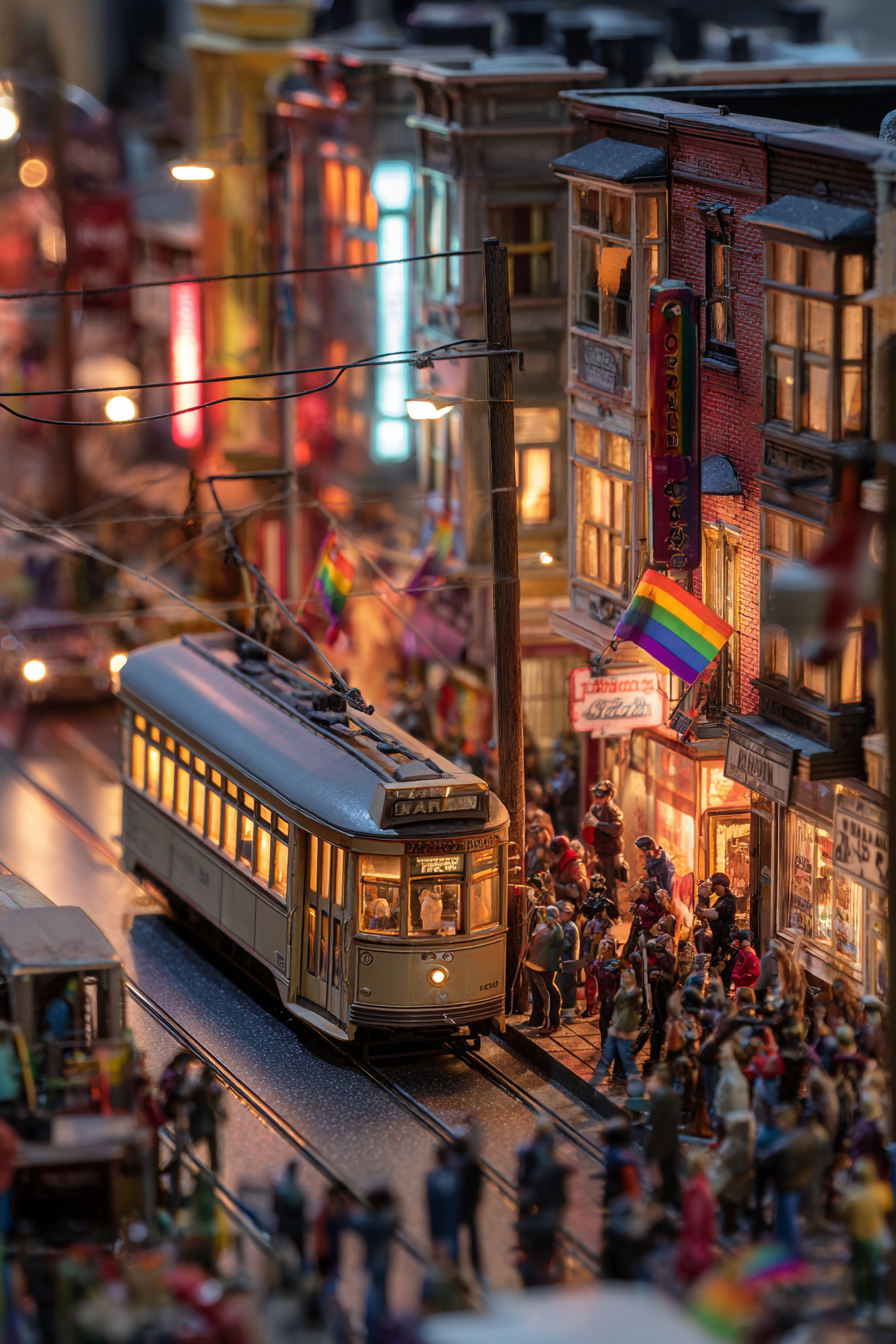 미니어처풍으로 재해석한 밀크 장면 by pearl's review