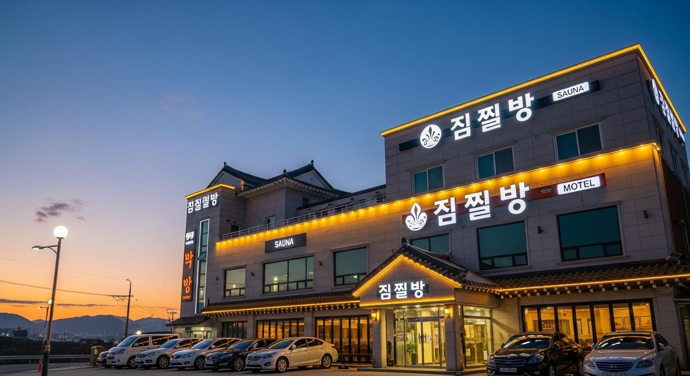 찜질방 모텔