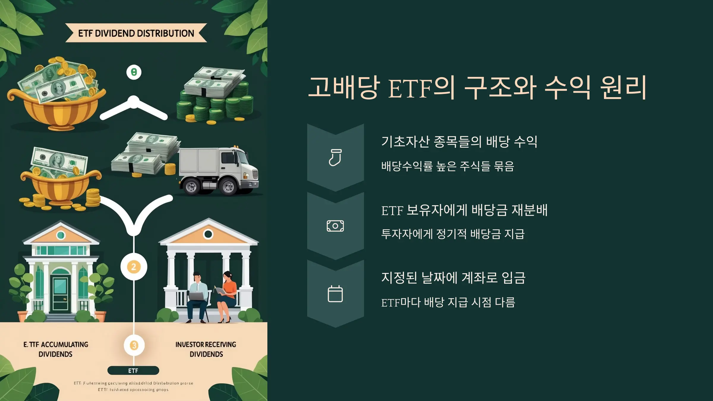 고배당 ETF의 구조와 수익 원리