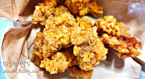 뉴욕버거의 순살컵치킨