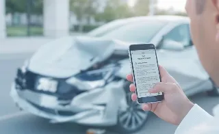 2025년 태풍 영향권 내 전기차 운전자 주의사항 - 사고 접수 절차 이미지