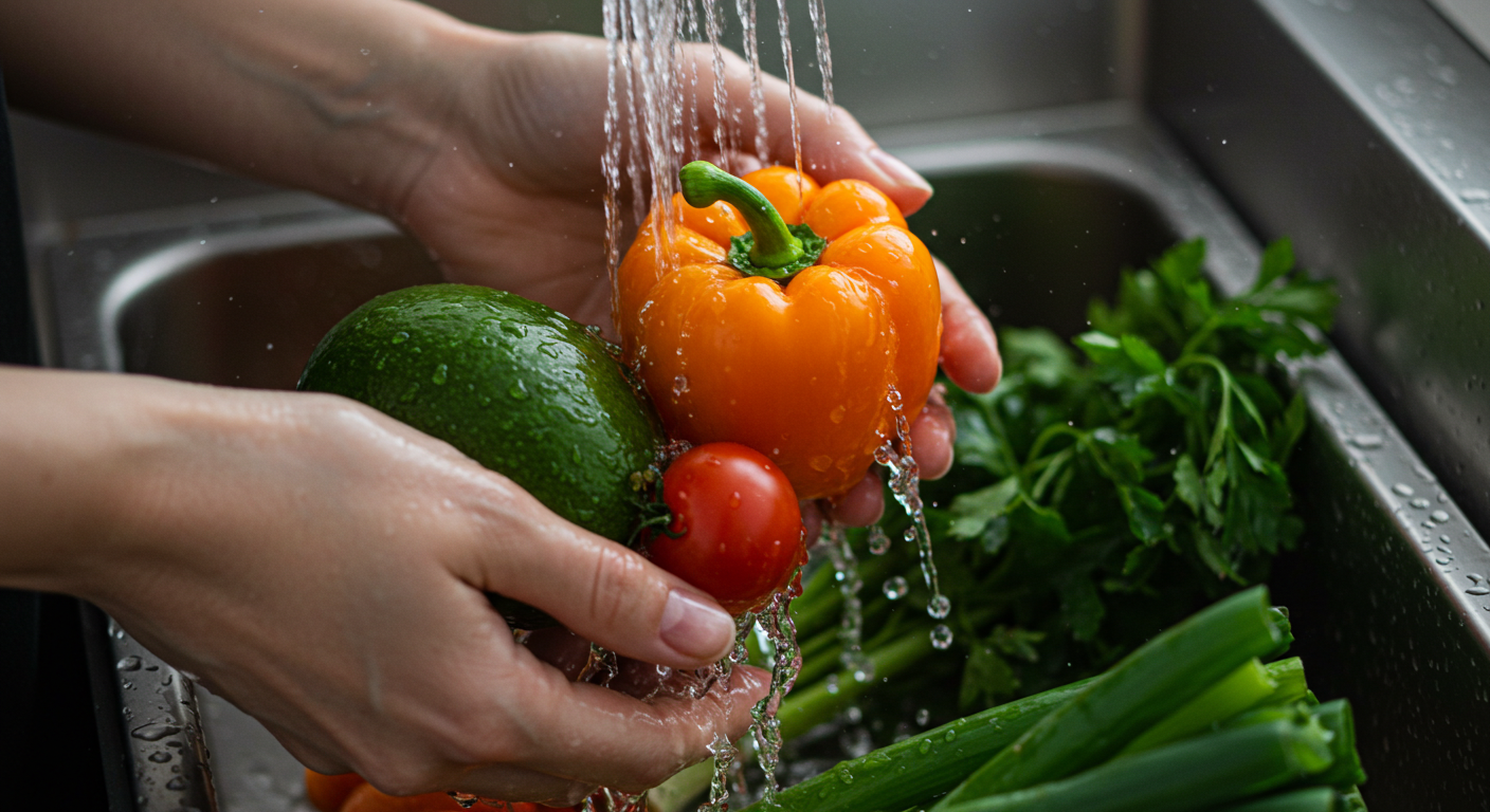 잔류 미세입자 제거