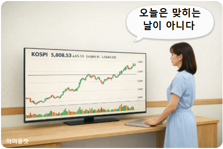 장 마감 직전, 매수&middot;매도가 아닌 구조 점검에 집중하는 장면