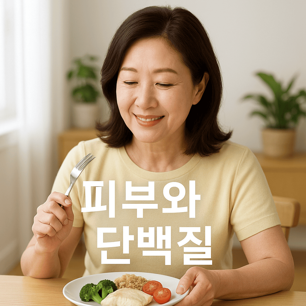 피부 탄력 회복에 좋은 영양소 & 음식표