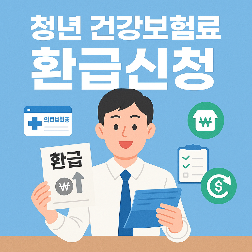 청년 건강보험료 환급신청 방법