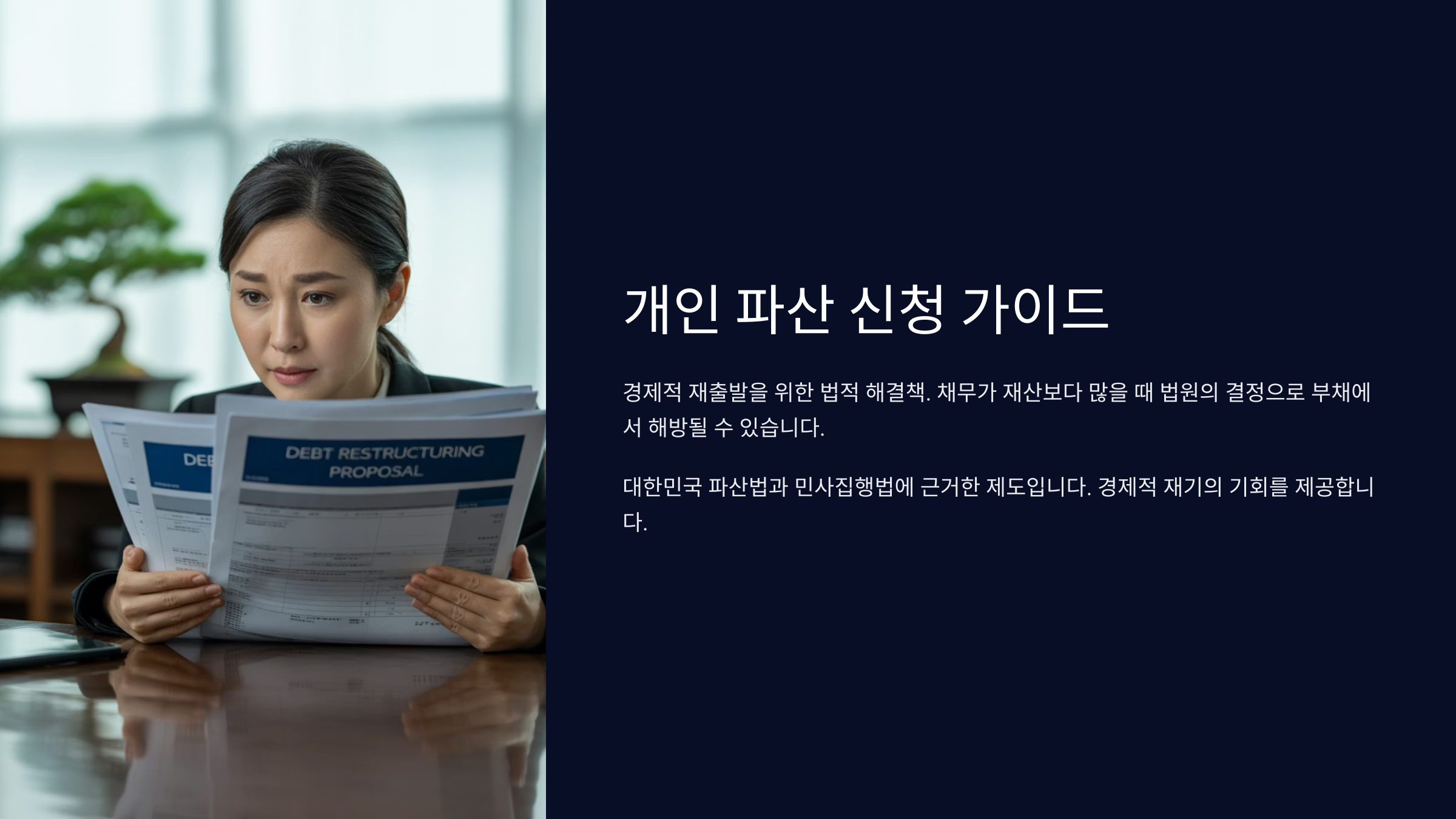 개인 파산 신청 가이드