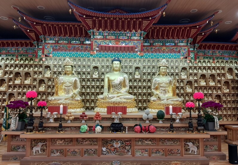 분당 대광사 : 분당 도심 속의 극락정토 동양 최대 규모의 미륵보전과 국내 최고 높이의 미륵불 좌상