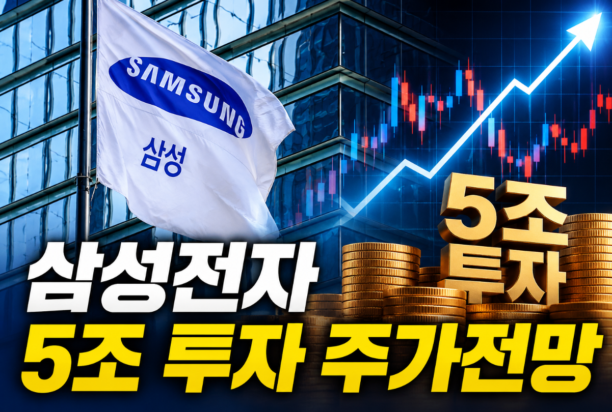 삼성전자 5조 투자 주가전망