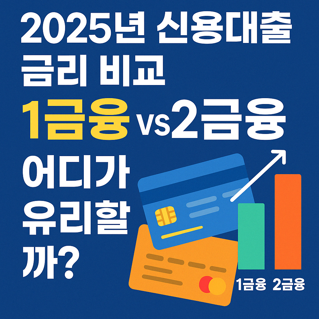신용대출1금융2금융
