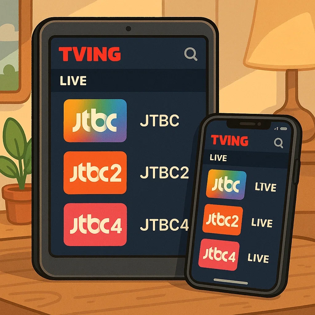 티빙으로 JTBC 포함 계열 채널 시청하기
