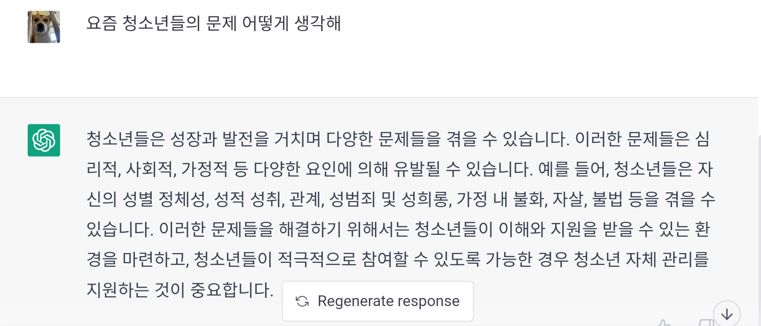 요즘-청소년들의-문제에-대한-질문과-답변