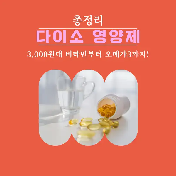 다이소 영양제