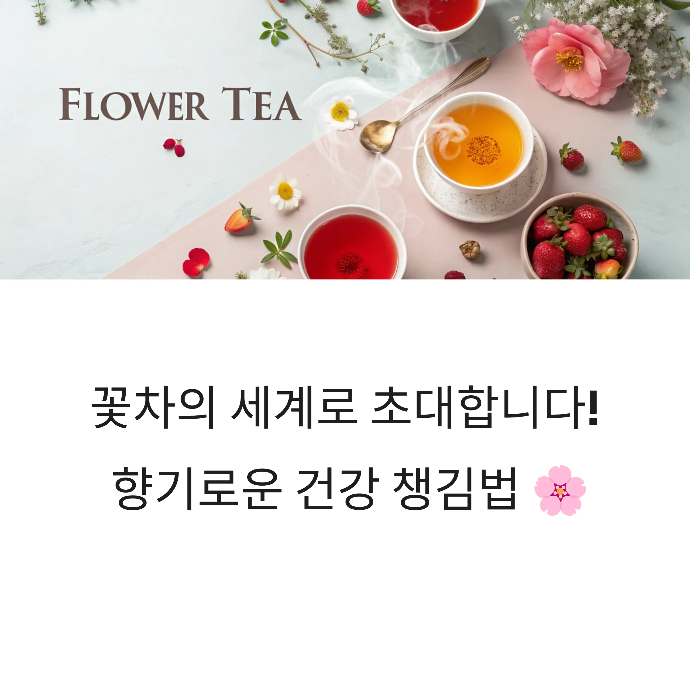 꽃차-종류와-특징