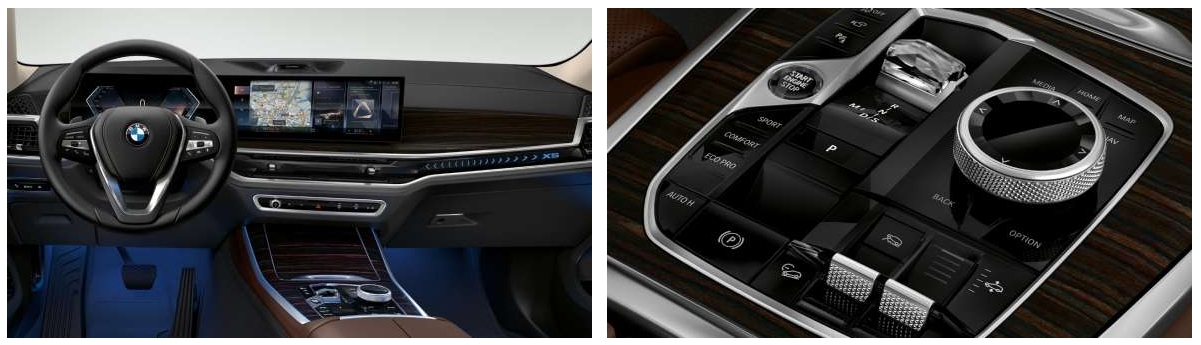 2023 BMW X5 페이스리프트 실내디자인