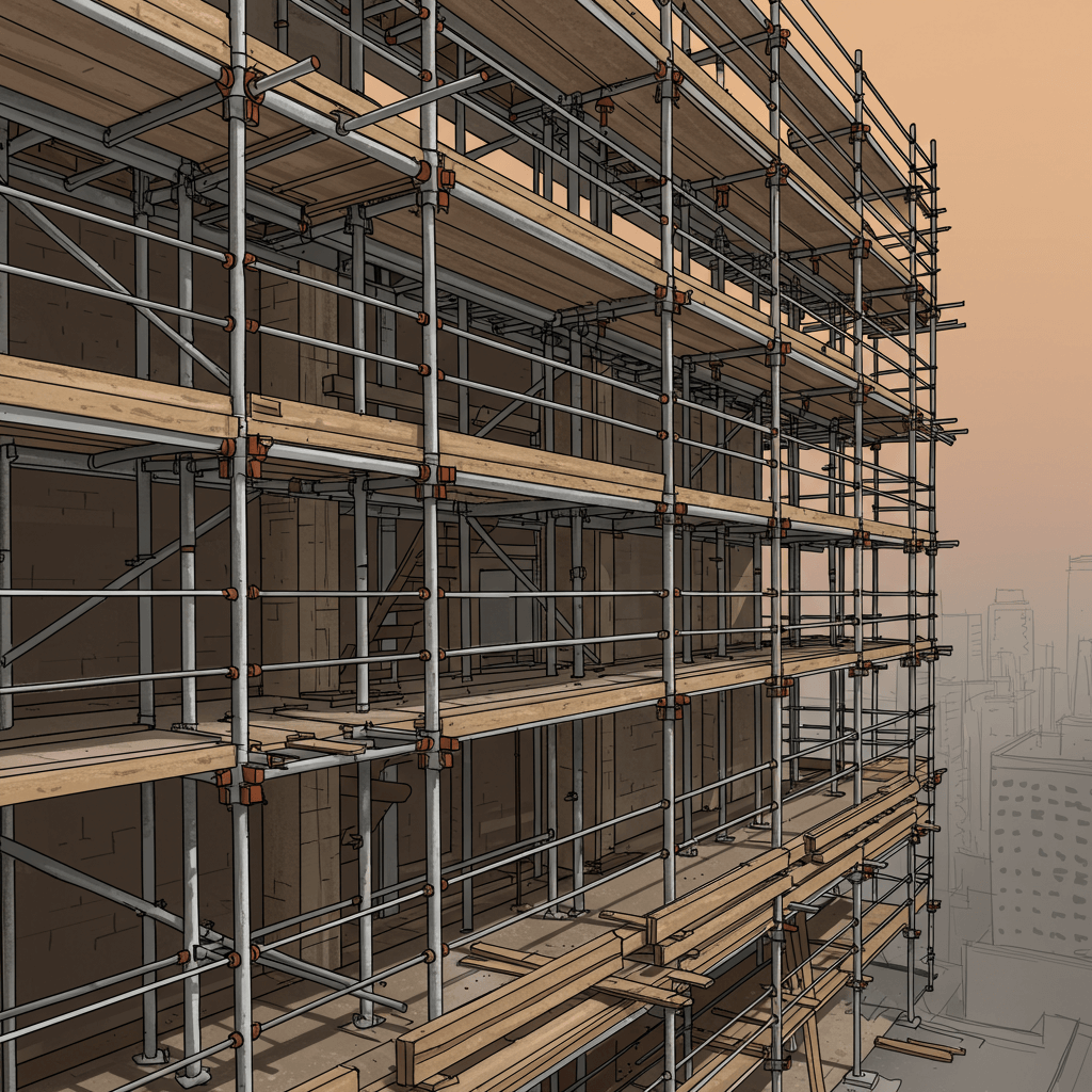 강관틀비계 설치기준