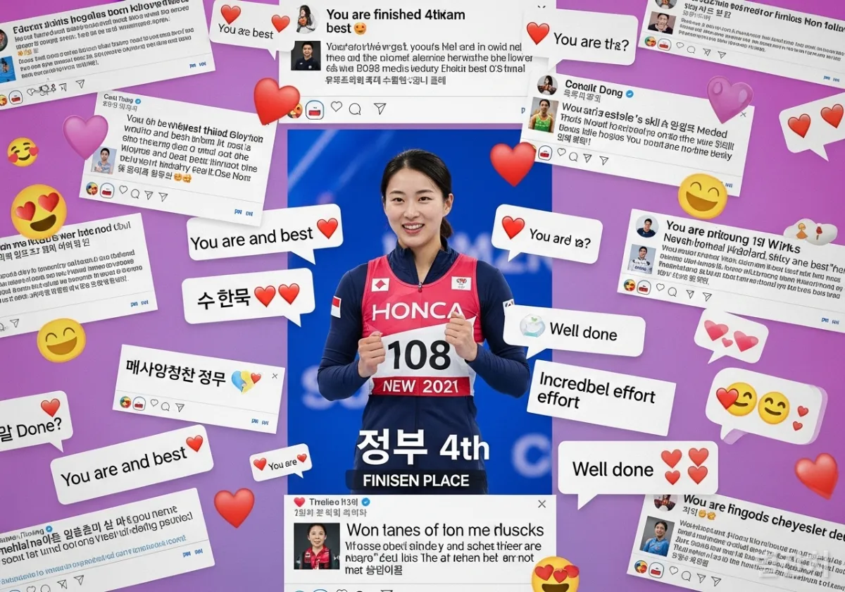 한국 선수를 응원하는 SNS 반응과 외신 보도 헤드라인 모음