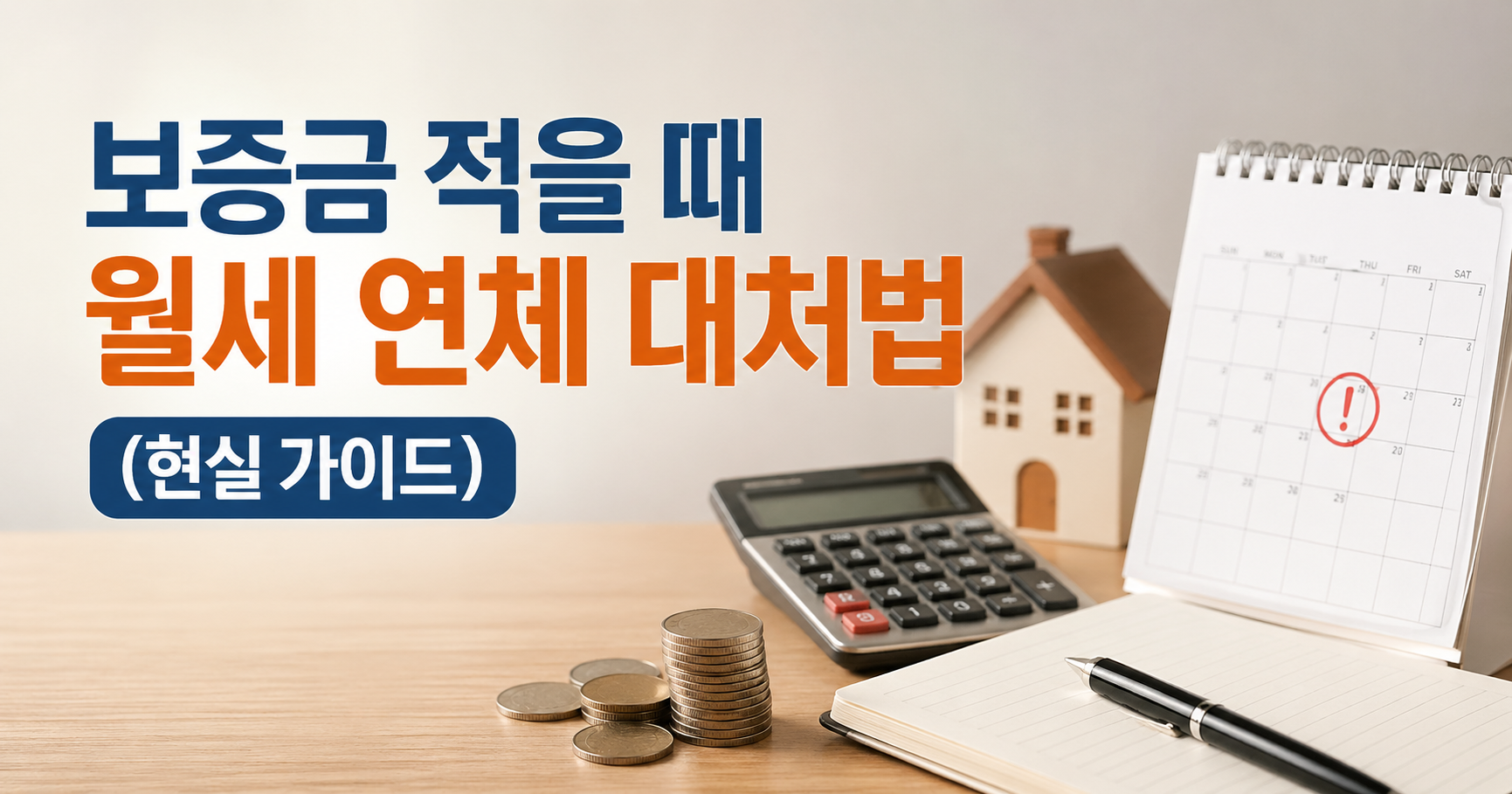 보증금 적을 때 월세 연체 대처법