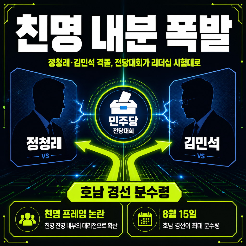 친명 내분 폭발