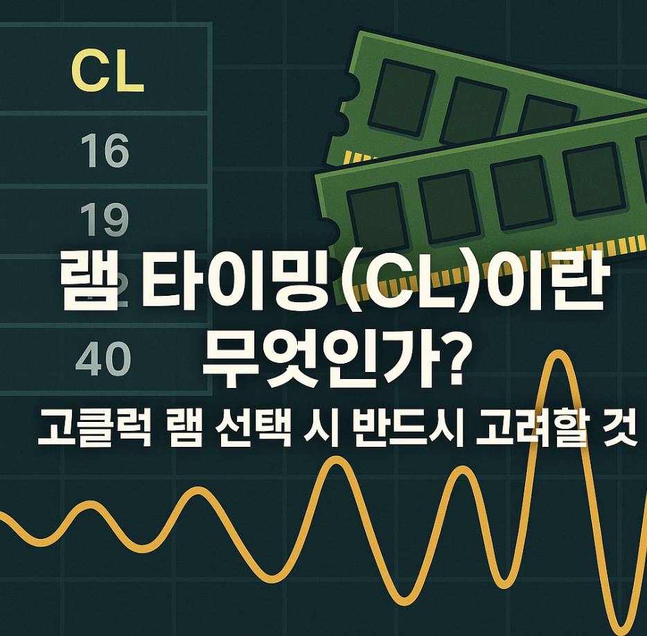 램 타이밍(CL)이란 무엇인가? 고클럭 램 선택 시 반드시 고려할 것