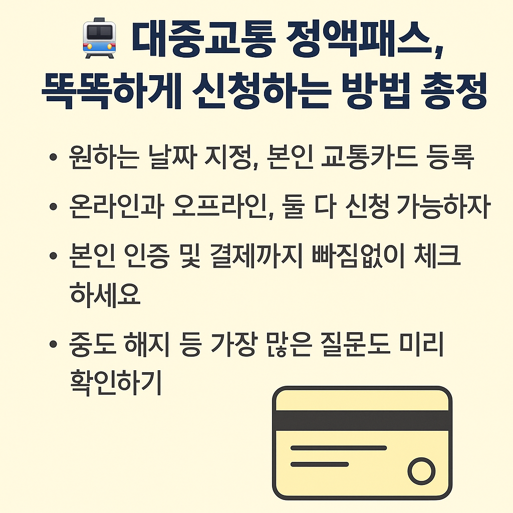 대중교통 정액패스