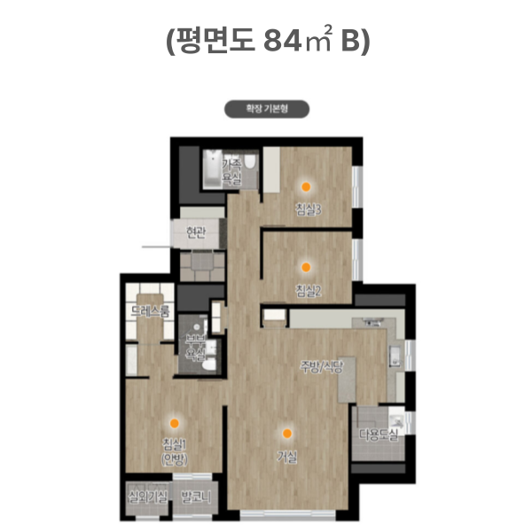 고촌 센트럴자이 평면도