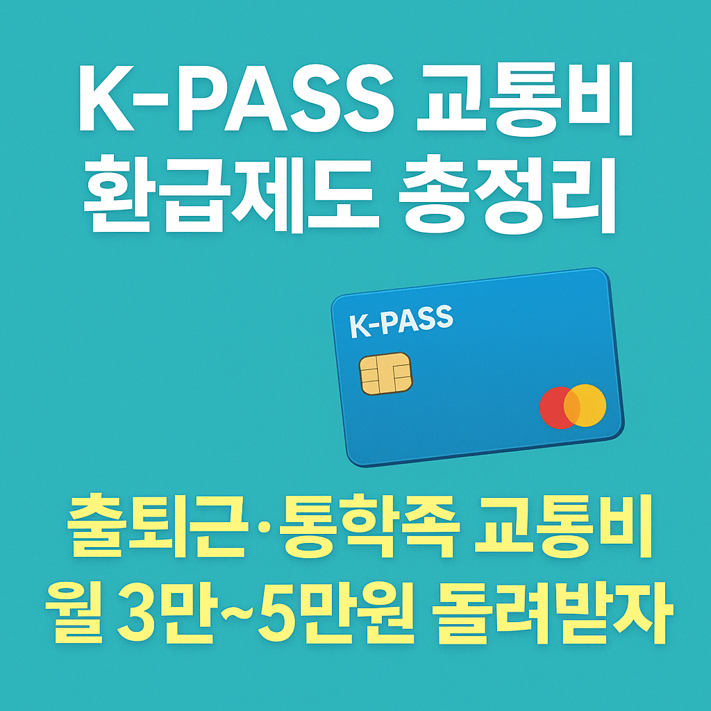 청년&middot;직장인을 위한 교통비 환급제도&amp;#44; 월 최대 5만원 절약 꿀팁