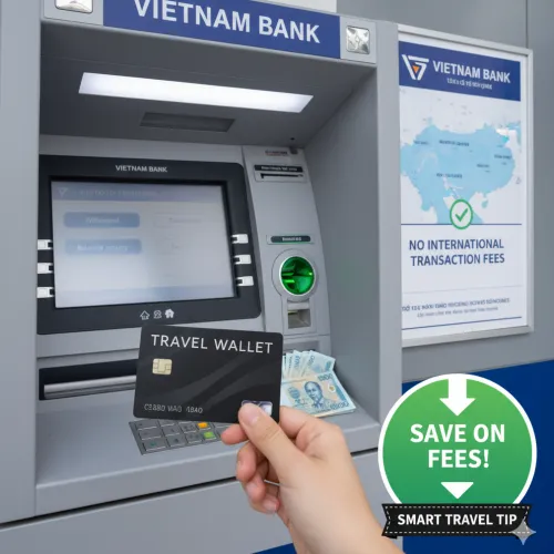 Vietnam ATM fee saving tip-Travel card Phu Quoc-푸꾸옥 ATM 출금 팁