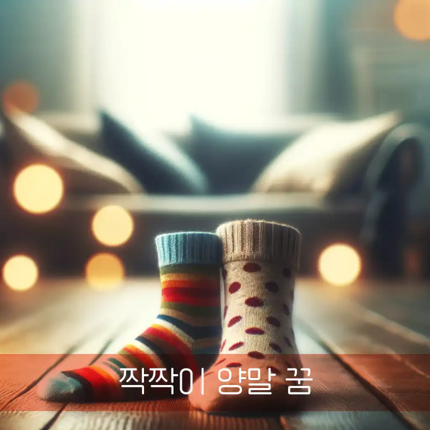 짝짝이 양말 꿈해몽