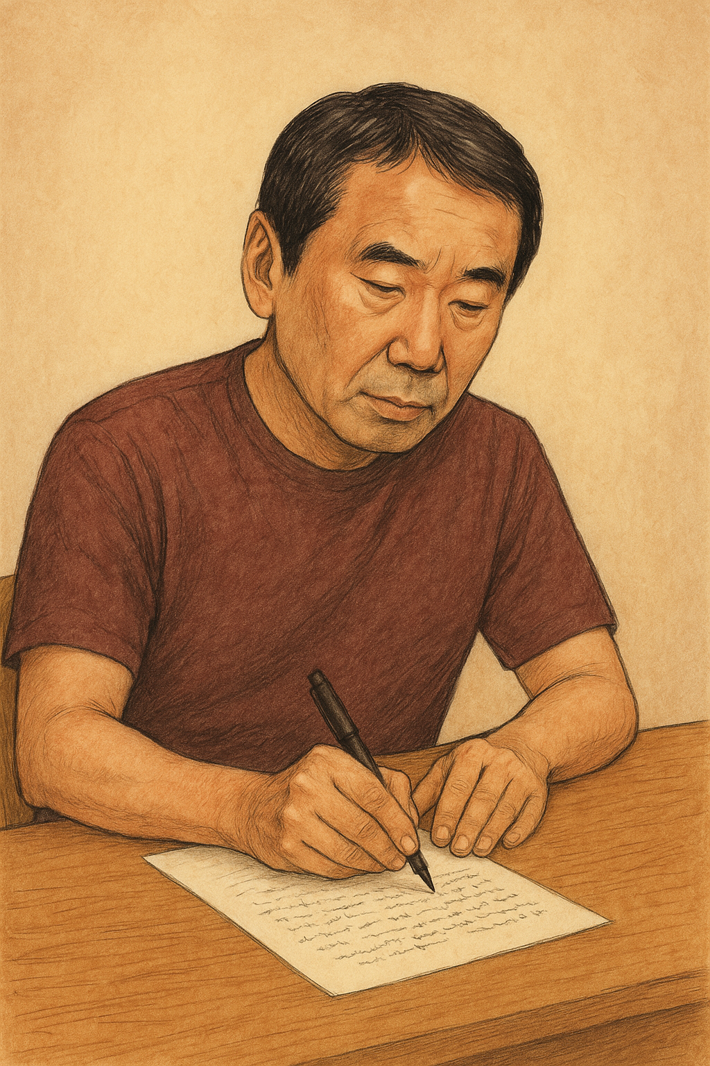 글쓰는 하루키 작가