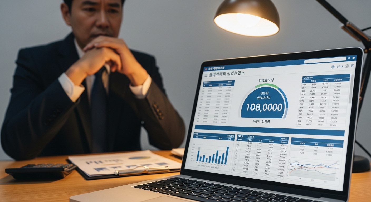 소상공인 대출 신용점수를 확인하는 화면