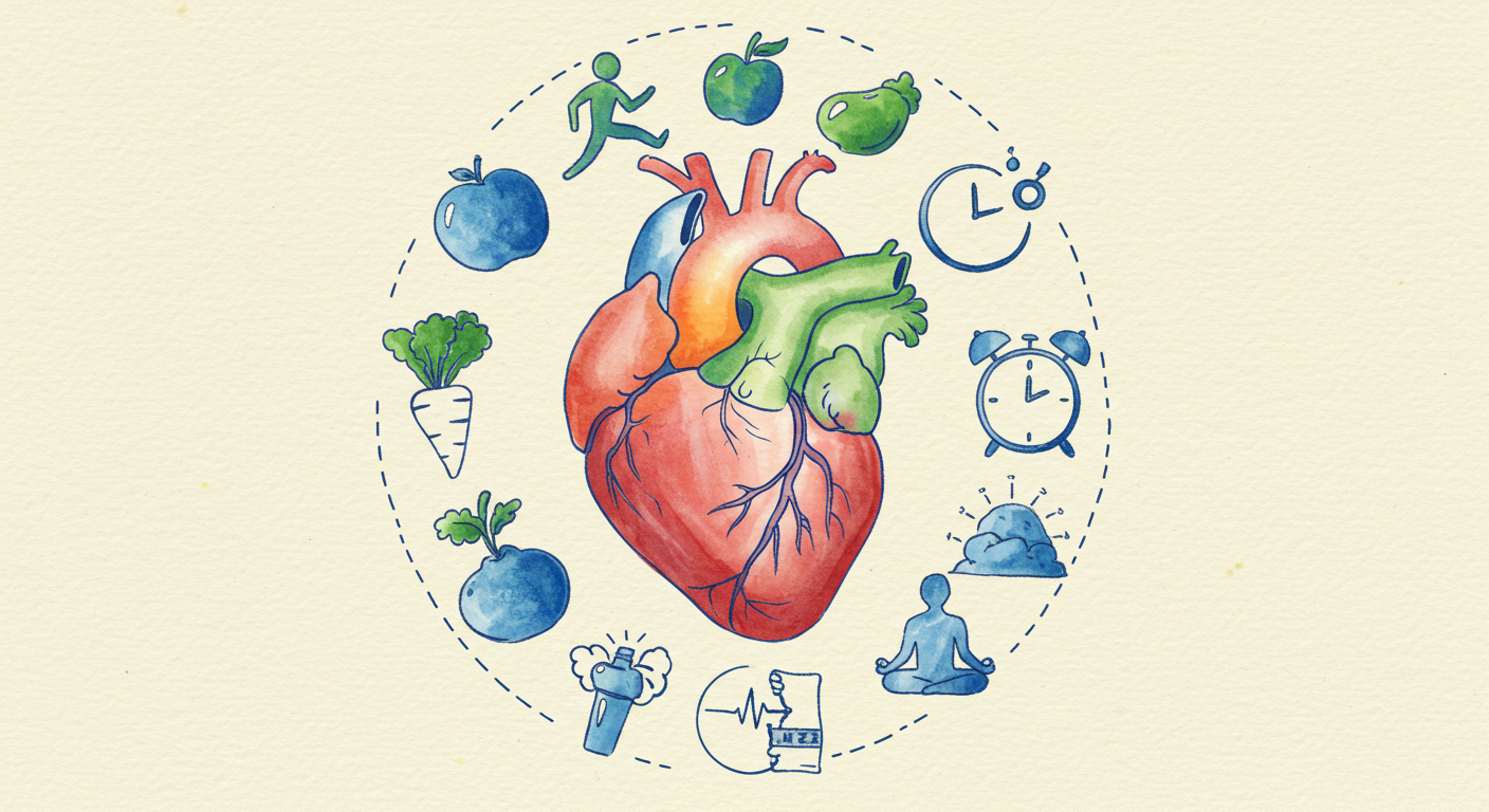 심장을 튼튼하게! 40대 이상이 꼭 실천해야 할 '골든 룰' 6가지 습관