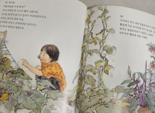 엄마랑 씨앗을 심었어요