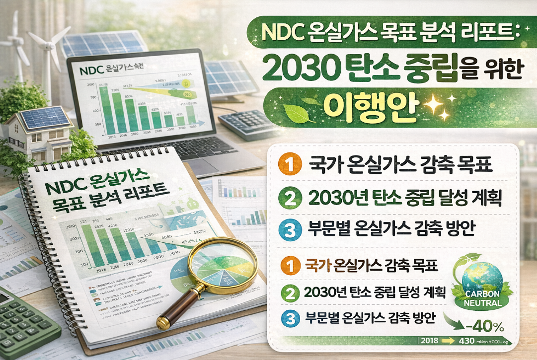 2030 탄소중립 NDC 목표, 이행 가능할까?