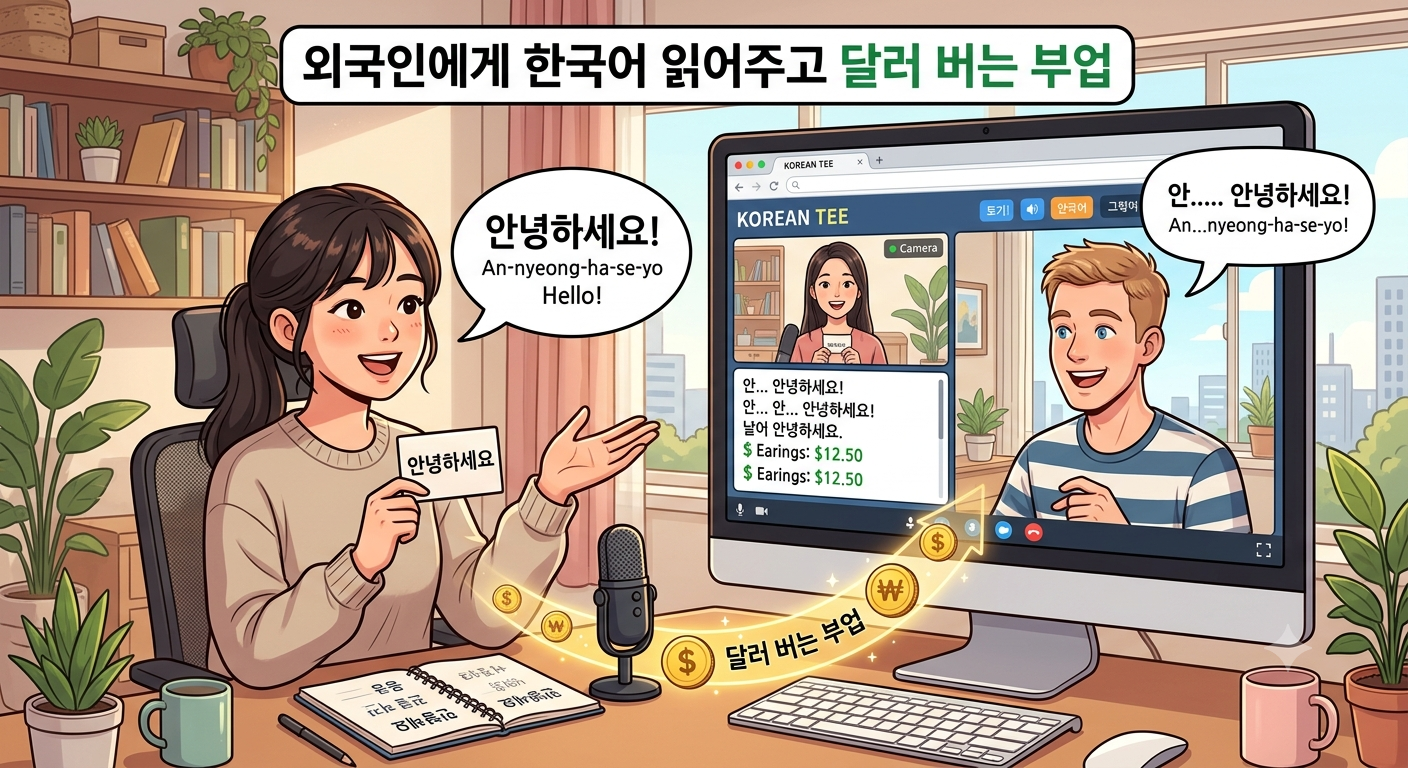 한국어 튜터 부업