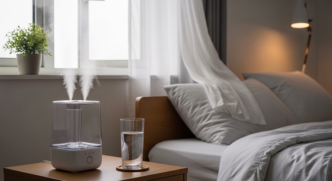 건조한 실내 환경이 목 점막에 영향을 주는 원인 설명 이미지