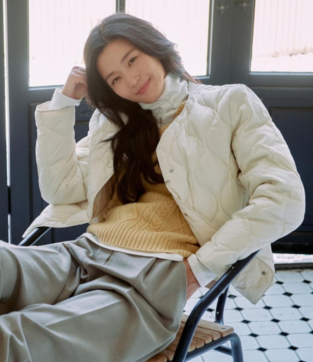 지오다노-전지현-경량다운-자켓-광고