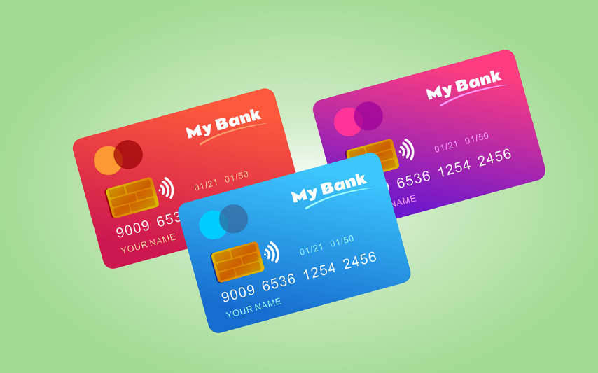 보증용 카드와 실제 결제 카드