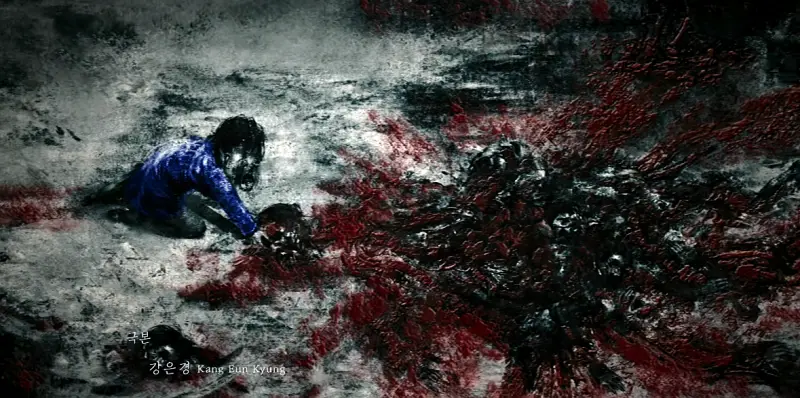 넷플릭스 드라마 경성크리처 괴기한 그림의 오프닝