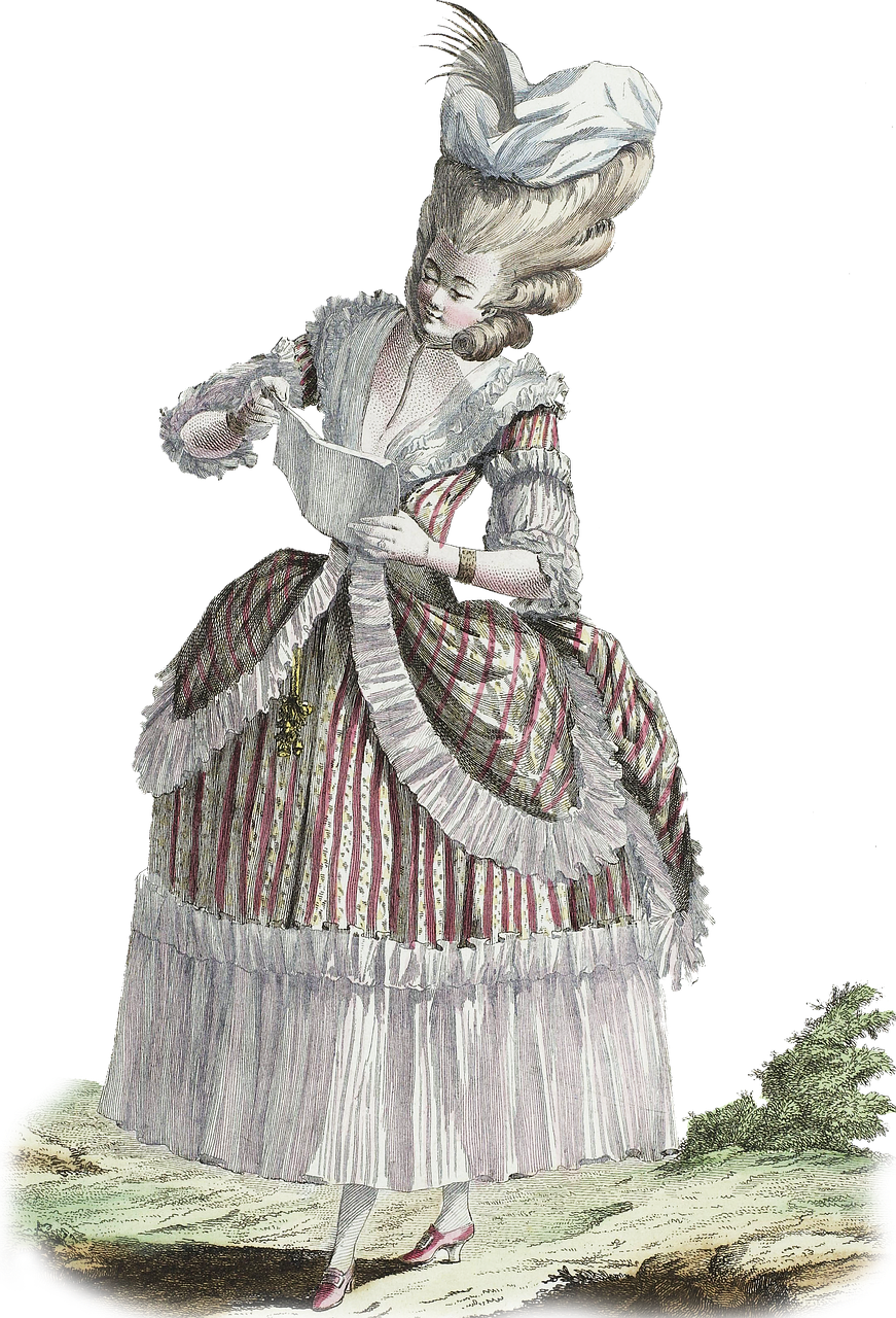 바로크 복식의 장식과 문양 관련 사진