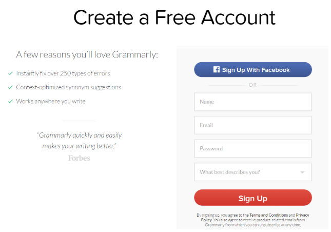 Grammarly 영어문법검사기