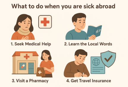 해외여행 중 아플 때 현명한 대처법