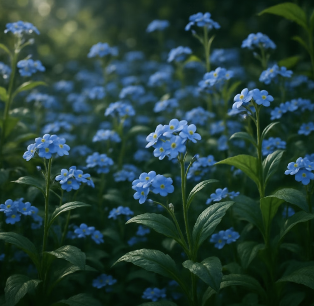 한번 심으면 정원을 뒤덮는 물망초, 포기나누기로 쉽게 번식시키는 법