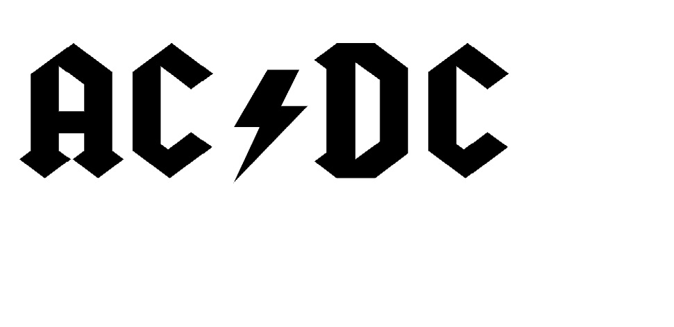 AC/DC 밴드 로고 사진