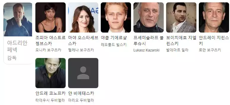 악의 색깔 : 레드 감독과 출연배우